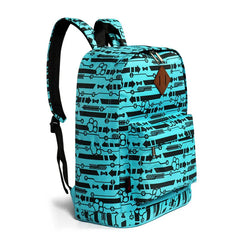 Sports Bag School Backpack Casual Student Bag Green