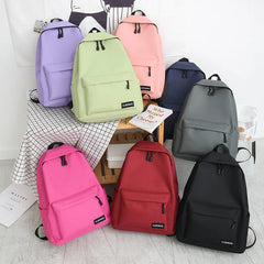 Teenage Girls School Backpack Nylon Waterproof