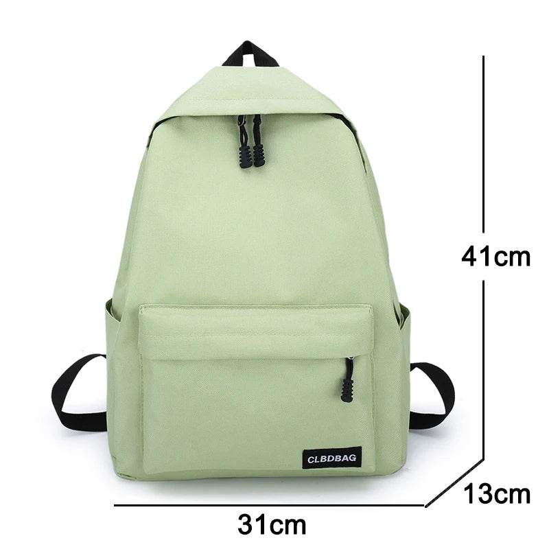 Teenage Girls School Backpack Nylon Waterproof