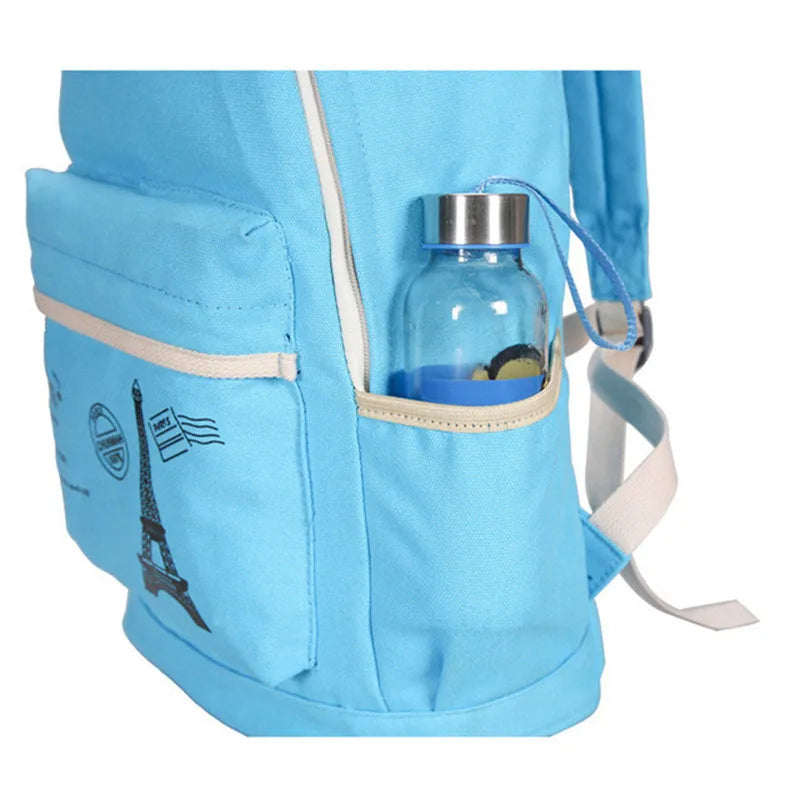 Teen Girls Schoolbag Large School Backpack 3pcs/Set Rucksack