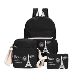 Teen Girls Schoolbag Large School Backpack 3pcs/Set Rucksack
