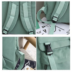 School Bookbag Backpack for Teen Girls Large Capacity Schoolbag Student Daypack