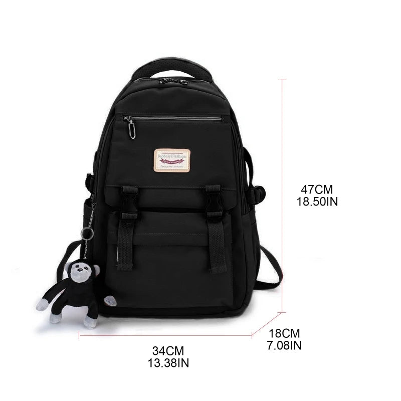 School Bookbag Backpack for Teen Girls Large Capacity Schoolbag Student Daypack