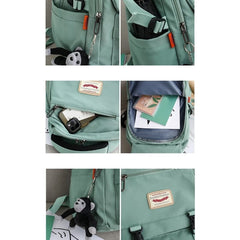 School Bookbag Backpack for Teen Girls Large Capacity Schoolbag Student Daypack