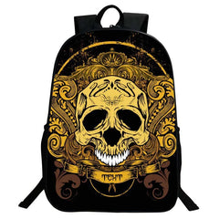 Skull Head School Bag Creative Student Backpack Middle School Elementary