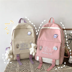Waterproof Nylon Women Backpack for Girls Youth