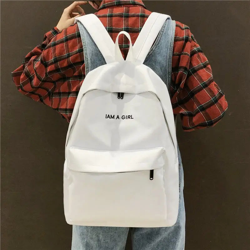 Nylon Backpack for Teenage Girls Travel Backpacks