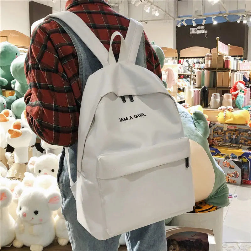 Nylon Backpack for Teenage Girls Travel Backpacks