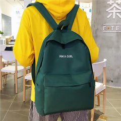Nylon Backpack for Teenage Girls Travel Backpacks
