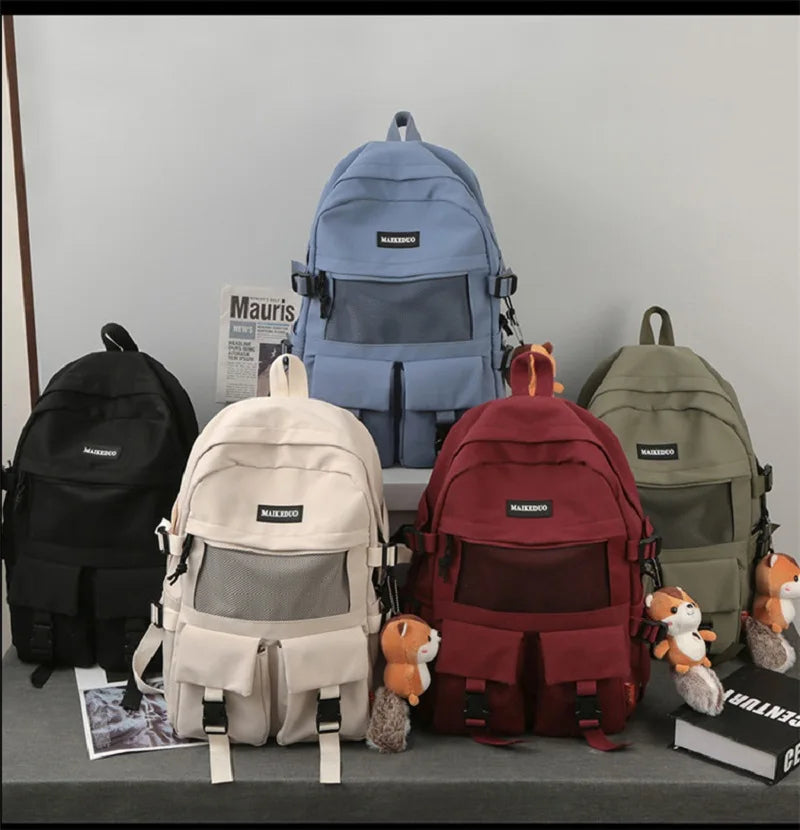 Schoolbag Student Backpack Men's and Women's Travel Bag