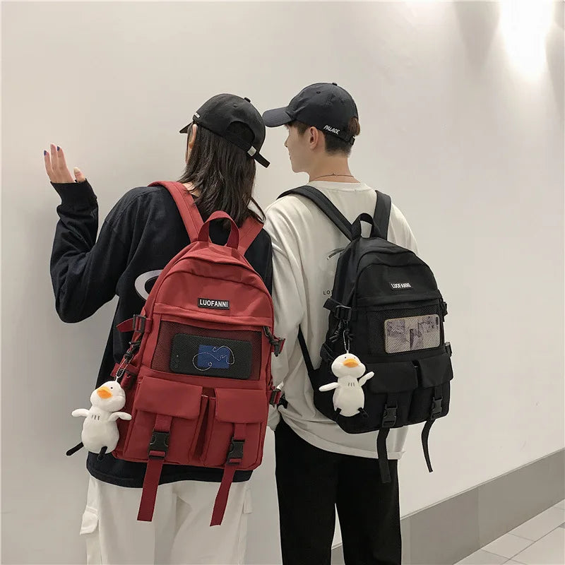 Schoolbag Student Backpack Men's and Women's Travel Bag