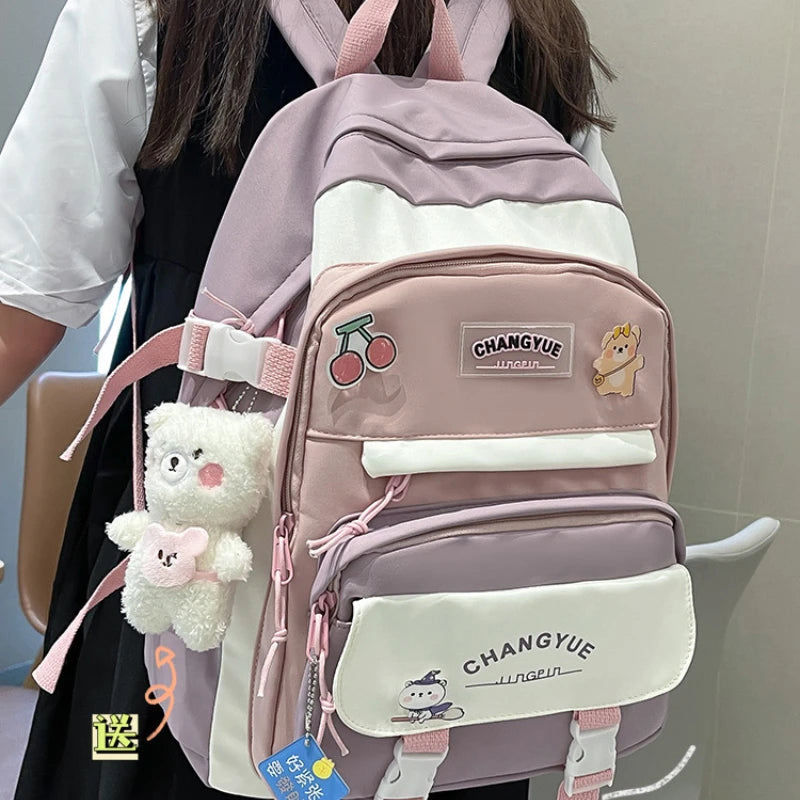 Girls Schoolbag Junior School Students Backpack