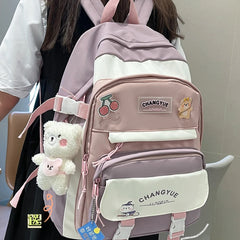Girls Schoolbag Junior School Students Backpack