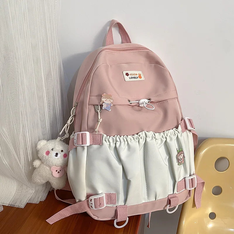 Girl's Junior School Backpack - Little Fresh Girl