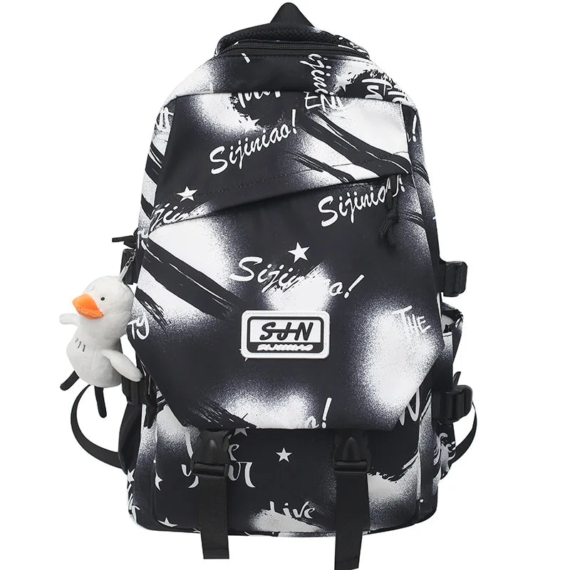 Male Junior Schoolbag with Large Capacity Computer Backpack