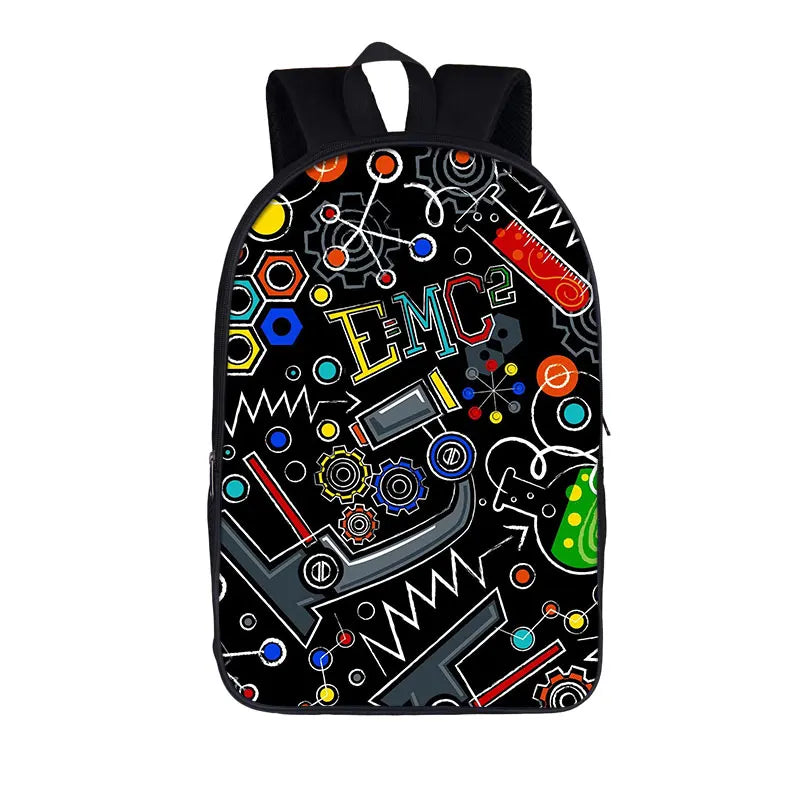 Science Experiment Backpack for Teenager Boys Girls School Bags