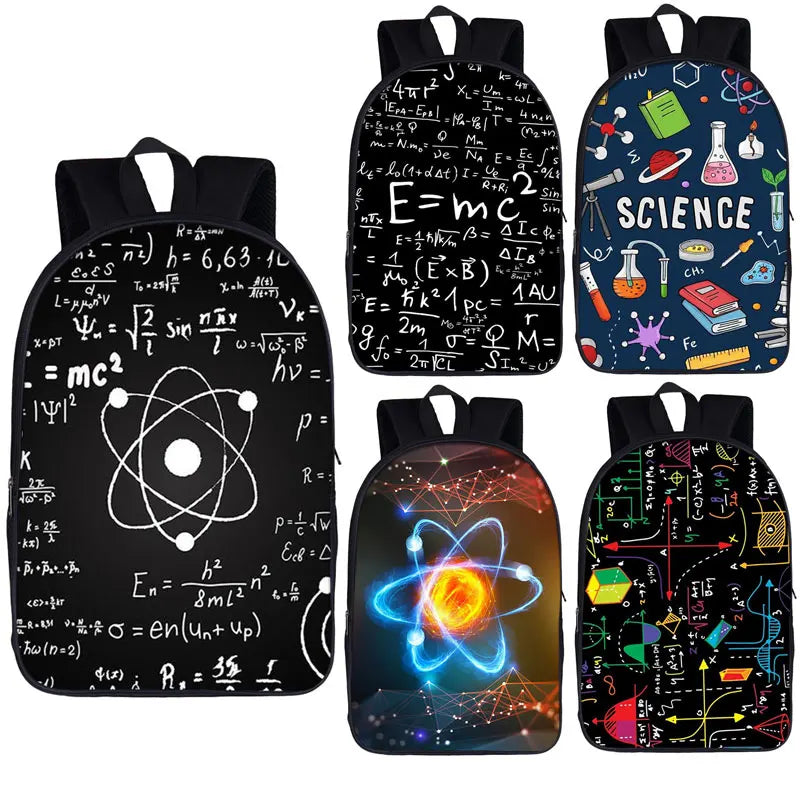 Science Experiment Backpack for Teenager Boys Girls School Bags