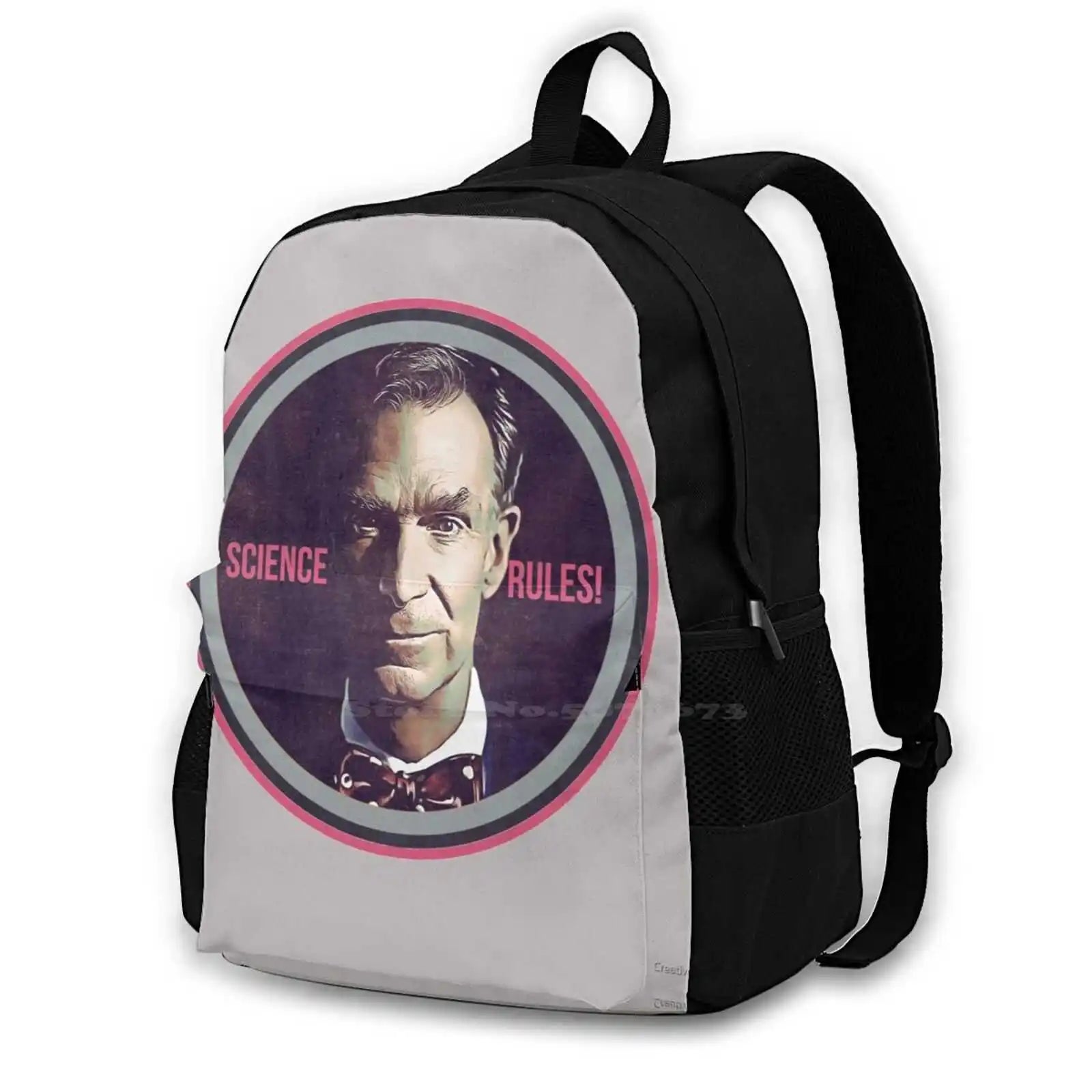 Science Rules 3D Print Backpack Science Guy 90s Kids Shows
