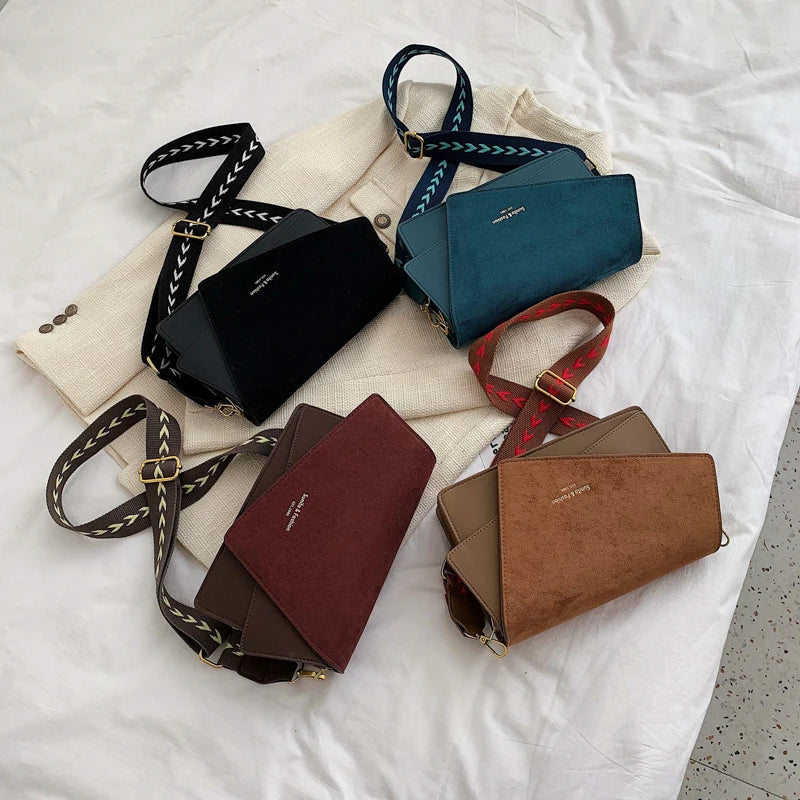 Vintage Leather Handbag Women's Crossbody Bag
