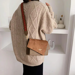 Vintage Leather Handbag Women's Crossbody Bag