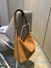 Women's Brown PU Leather Shoulder Bag