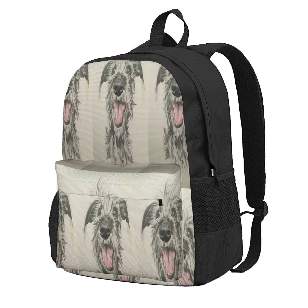 Scruffy Lurcher Backpacks for Men and Women