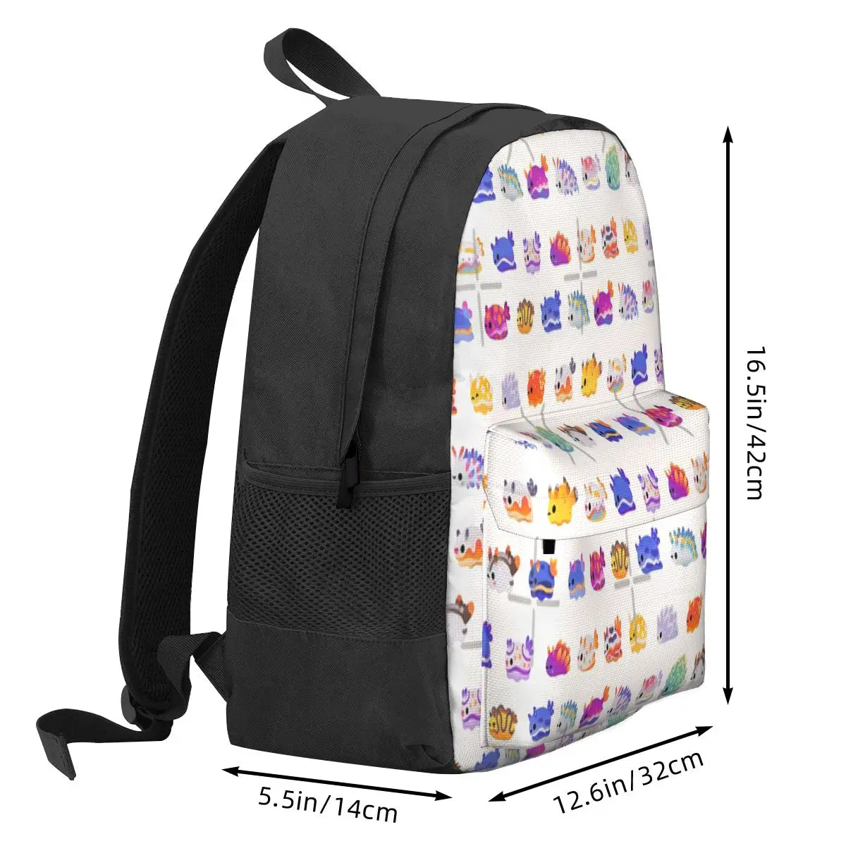 Sea Slug Bright Backpacks Men's Women's Summer Bag Girls