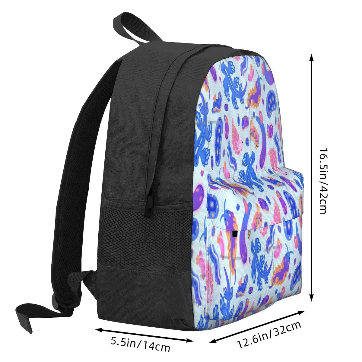 Sea Slug Pastel Backpack Men's and Women's Summer Bag with Pockets