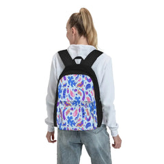 Sea Slug Pastel Backpack Men's and Women's Summer Bag with Pockets