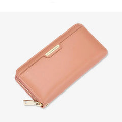 Seagloca Solid Stitching Women's Wallet Large Capacity Clutch