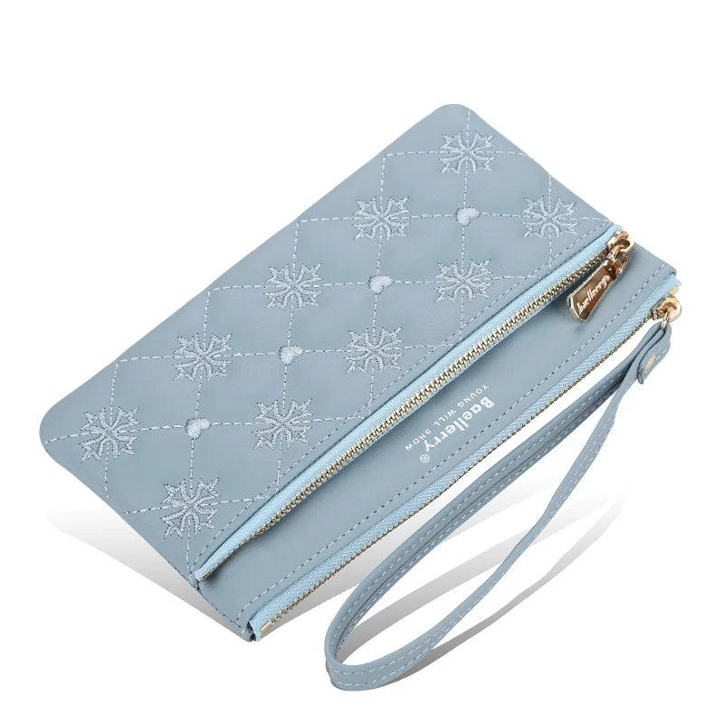Seagloca Women's Long Zip Wallet Large Capacity