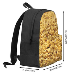 Ramen Noodle Pattern Backpacks Men's & Women's School Bag