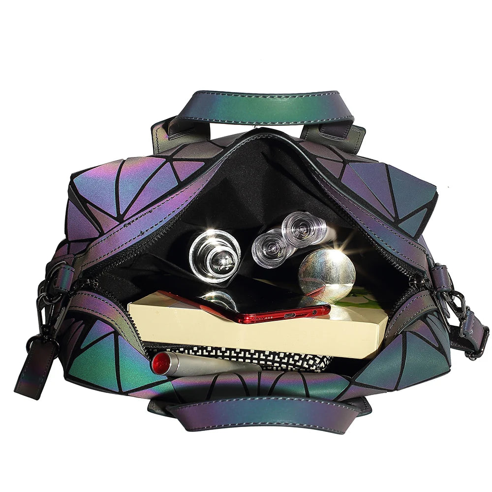 Geometric Pillow Shoulder Crossbody Bag for Women