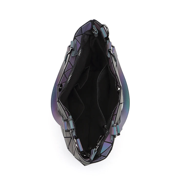 Seasonblack Women's Geometric Luminous Shoulder Bag