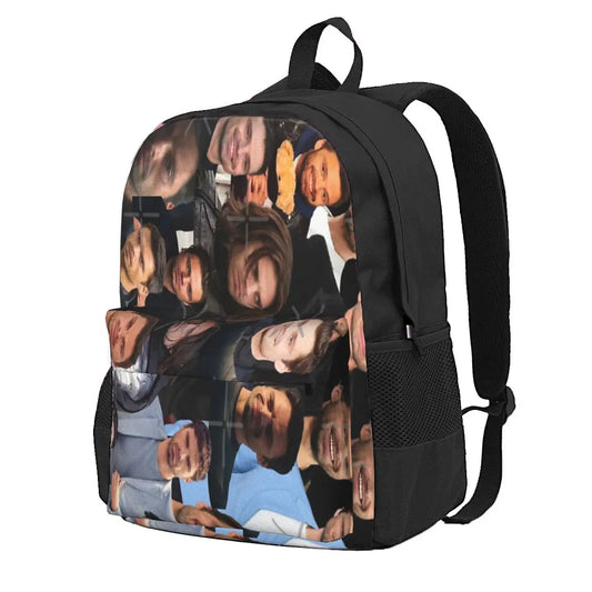Seb Stan Collage Backpacks Men's Backpacks Bags For Women