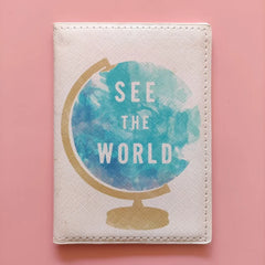 Women's Passport Cover Travel Ticket Holder Passport Case