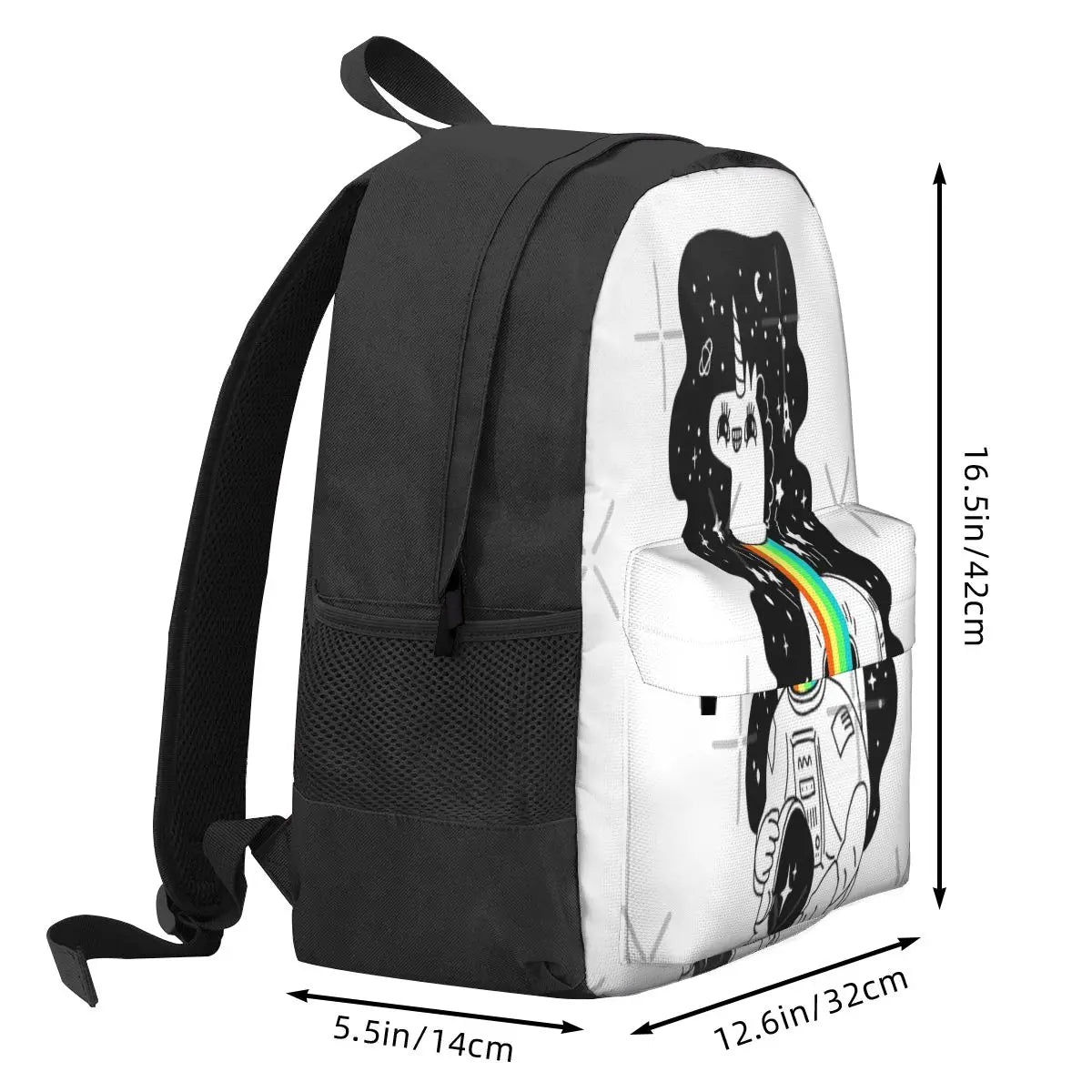 Space Backpacks Men's Waterproof Backpack Zipper Male Backpack