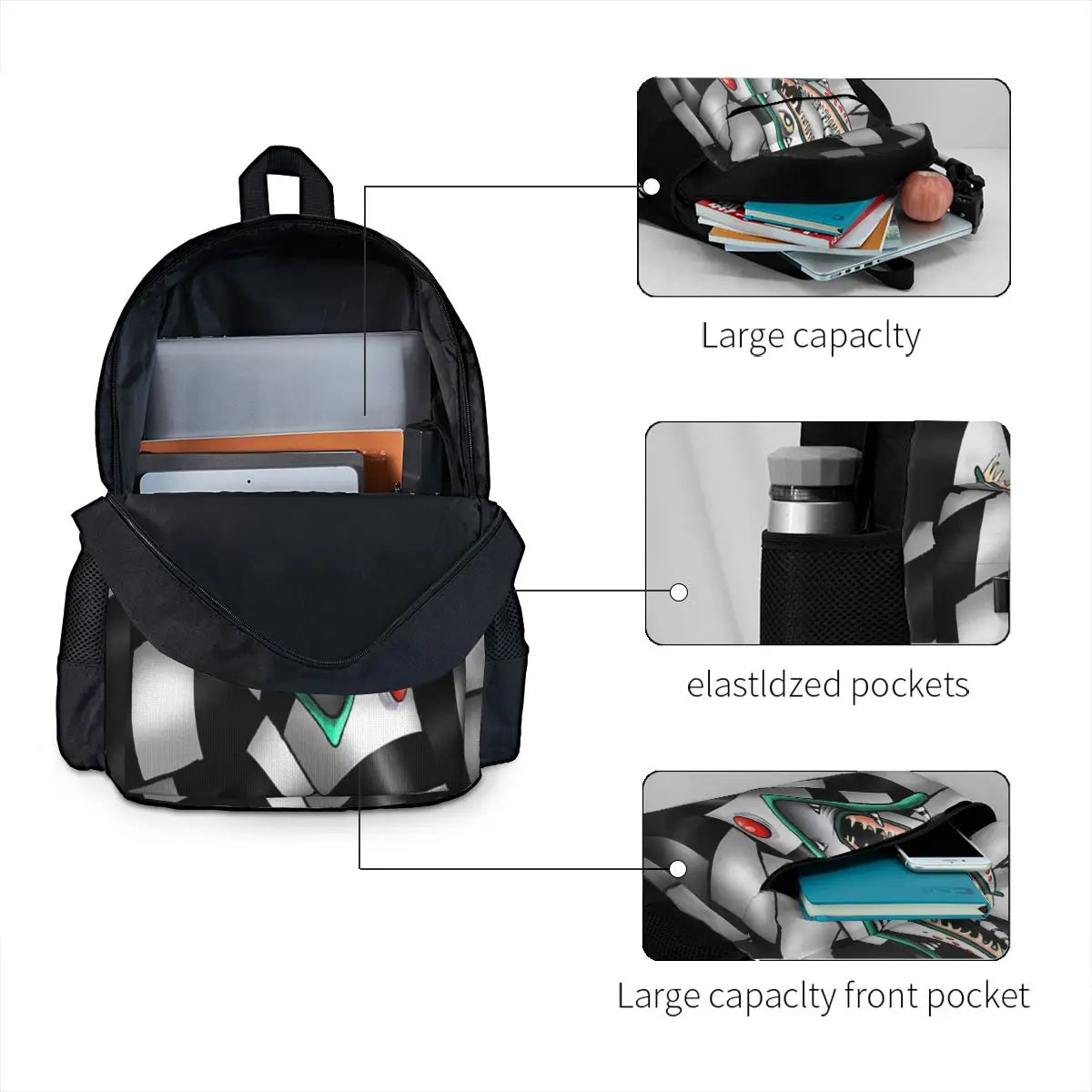 Sandworm Backpacks Men's & Women's Plain Back Packs Bag