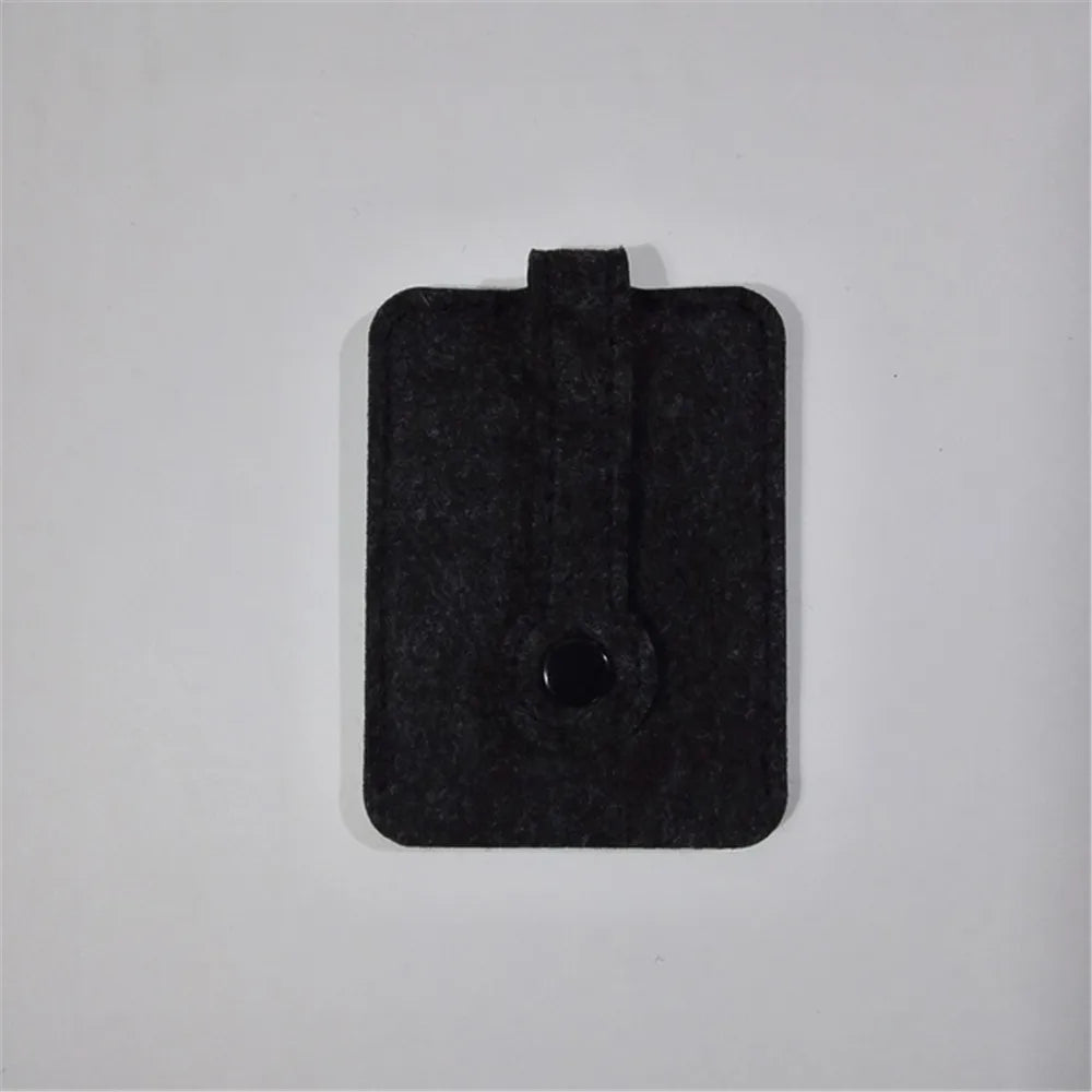 Key Wallet Purse Men Women Felt Keychain Holder Pocket Organizer