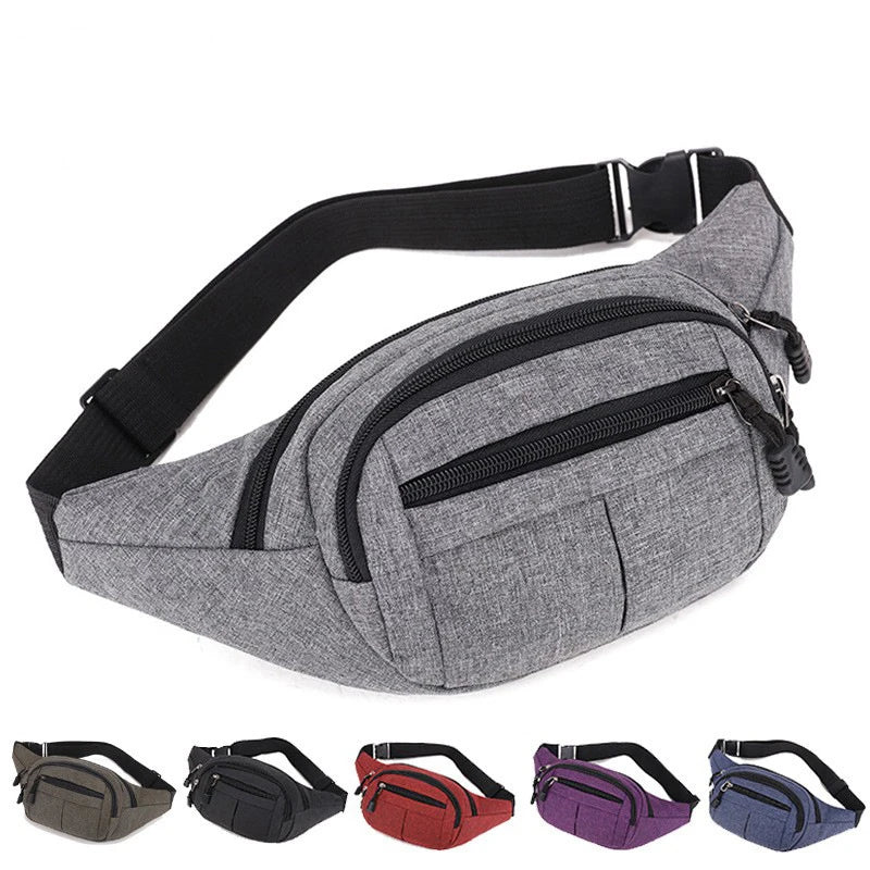 Unisex Waist Bum Bag Fanny Pack Holiday Travel Money Belt Pouch Wallet
