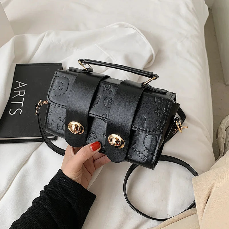 Wild Print Small Square Bag Single Shoulder Handbag