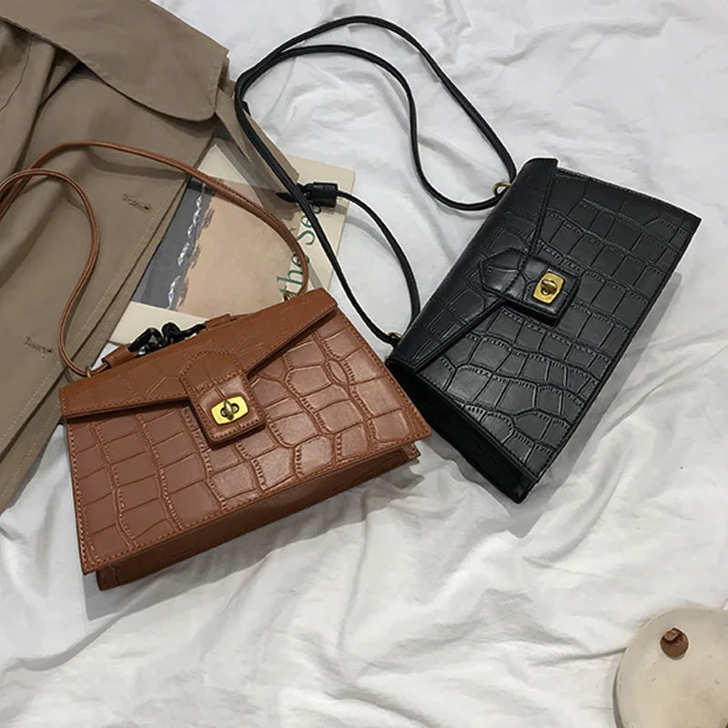 French Niche Ladies Casual Clutch Bag Retro Handle Handbag
