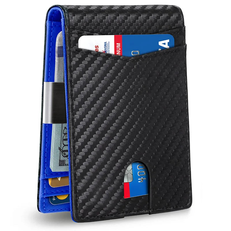 Sentiblos Bifold Leather Wallet 12 Slots RFID Blocking Wallet for Men&Women