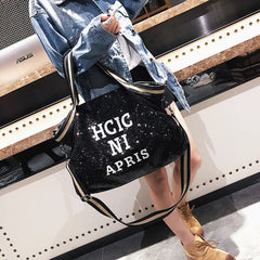 Sequin Women Bag Large Capacity Top-handle Bags Ladies Handbags