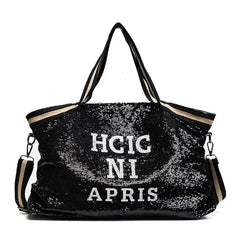Sequin Women Bag Large Capacity Top-handle Bags Ladies Handbags