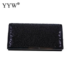Sequined Envelope Bag Evening Party Crossbody Clutch Wallet Red Wedding Purse