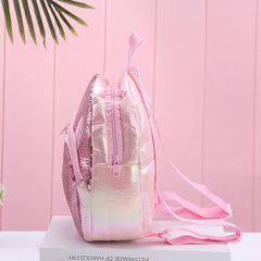 Sequined Unicorn Backpack Small Bag For Girls Pink