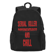 Serial Killer Documentaries And Chill Backpack