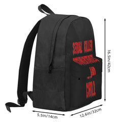 Serial Killer Documentaries And Chill Backpack