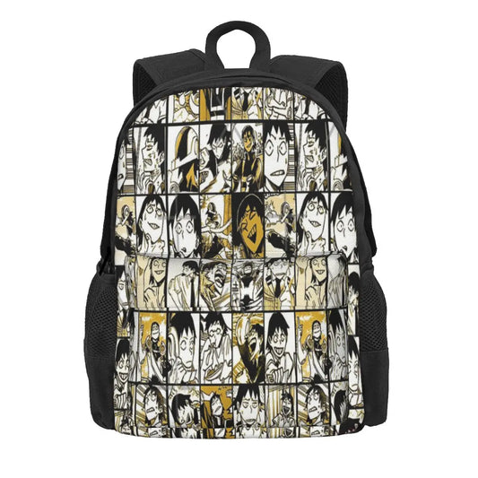 Sero Collage Backpack Zipper Men's Women's Bags